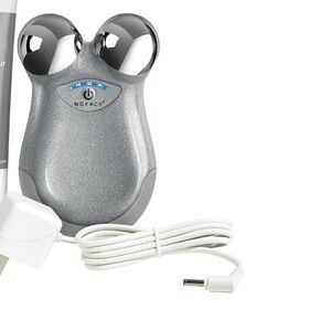 NEW! NuFACE Mini Platinum Facial Toning Device, Brush, charger, instructions